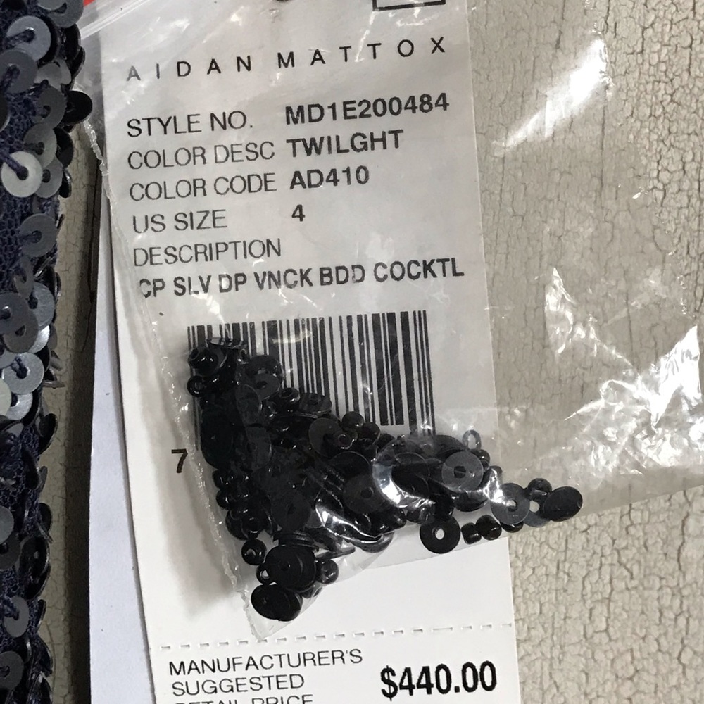 Aiden Mattox Beaded and Sequined Dress - Picture 8 of 9
